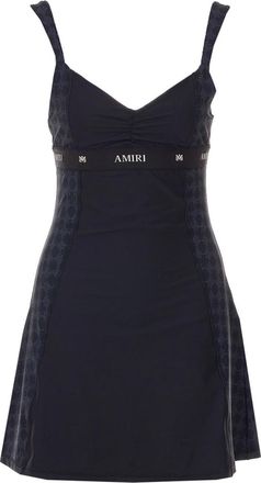 Amiri Black Ma Quad Mini Dress