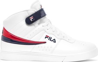 Fila Fila Mens Vulc 13 Patent Flag Shoes, Wht/Fnvy/Fred, 13