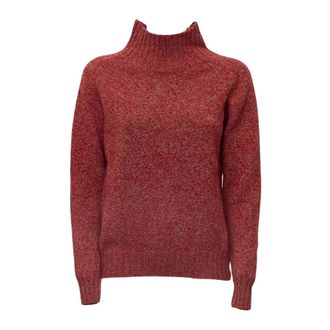 Zanone Truien & Vesten, Dames, Rood, 2Xs, Z5575 Turtleneck