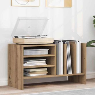 vidaXL vidaXL Mobile porta vinili Rovere artigianale 78.5 x 35 x 45 cm