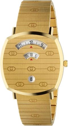 Gucci Accessoires, Heren, Geel, ONE Size, Grip Horloge