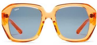 Vada Jewelry Cicada Sunglasses in Peach at Nordstrom