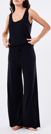 Papinelle Sleepwear Cotton and Cashmere Sleep Pants in Deep Navy at Nordstrom, Size Xx-Large