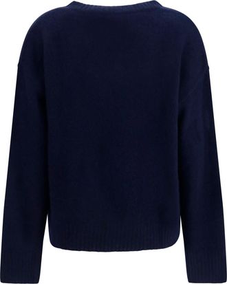 Lisa Yang Womens Sweater Lova Navy Cashmere (capra Hircus) Sweatshirts