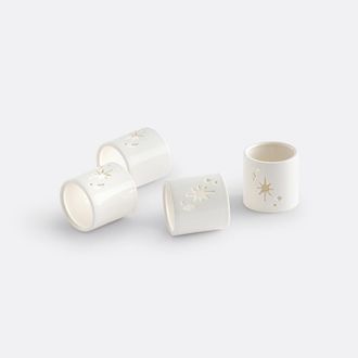 La Redoute Interieurs Set van 4 servetringen in keramiek, Christmas