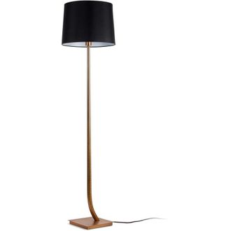 Faro Barcelona Rem L&aacute;mpara De Pie Oro Viejo/negra