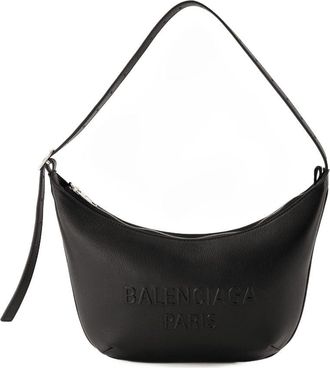 Balenciaga Womens Mary Kate Shoulder Bag Black Calfskin