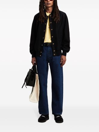 Palm Angels Losse Fit Jeans Met Logo