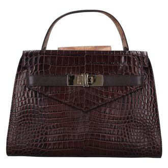 Alviero Martini 1A Classe Leren schoudertas - Dames - Tassen - Bruin - Maat: ONE Size Leer
