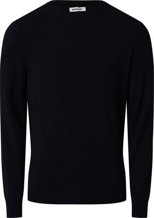 Replay Mens Crewneck Sweater in Blue - Size X-Large