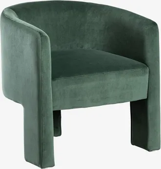 Sklum Sklum - Silla de comedor en terciopelo Xastru Verde Jungla