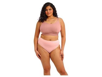 Elomi Downtime Non-wired Bralette Womens Bra Ash Rose : 36H (US 36K), Elastane/Modal/Polyamide