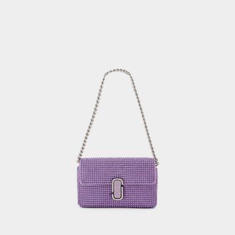 Marc Jacobs De Mini Schoudertas - Marc Jacobs - Mesh - Paars