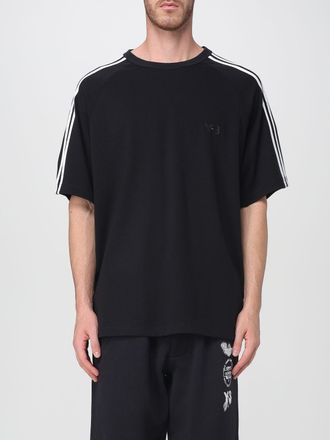 Yohji Yamamoto T-shirt in misto lyocell con bande e logo Y-3