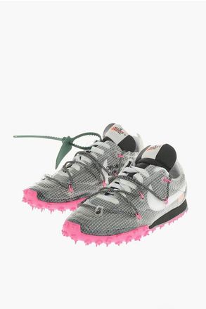 Nike OFF-WHITE Technical Mesh Low-Top Sneakers WAFFLE RACER With size 38