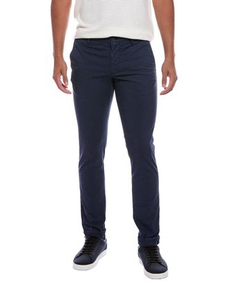 Slowear Slowear Linen-Blend Flat Front Regular Fit Pant