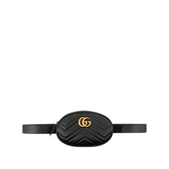 Gucci Pre-owned Quilted Belt Bag - Dames - Pre-owned - Zwart - Maat: ONE Size Leer