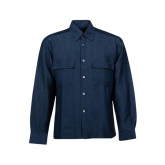 Xacus Heren, Overhemden, Blauw, Maat: XL