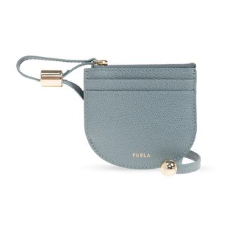 Furla Accessoires, Dames, Blauw, ONE Size, Leer, Laura Kaarthouder