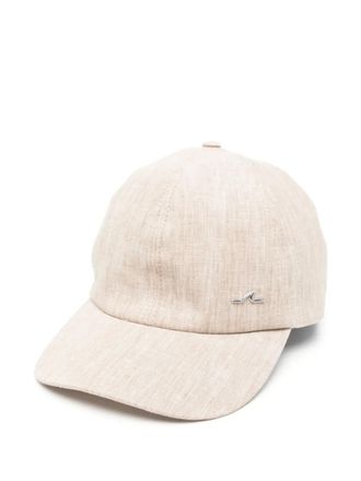 Paul & Shark linen baseball cap - men - Linen/Flax/Linen/Flax - M - Neutrals