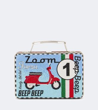 Judith Leiber Clutch Lunch Box Beep Beep adornado
