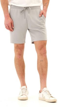 Threads 4 Thought Garrett Peached Drawstring Shorts in Anchor at Nordstrom, Size Xx-Large