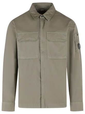 C.P. Company Beiges Baumwoll-Overshirt