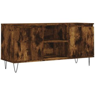 vidaXL Vidaxl - tv Cabinet Smoked Oak 104x35x50 cm Engineered Wood