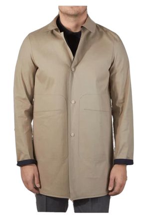 Herno Reversible Cotton Coat - Navy