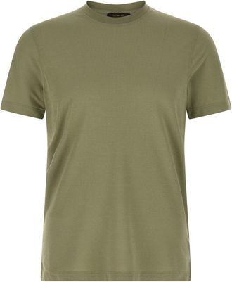 Zanone Green Cotton T-shirt