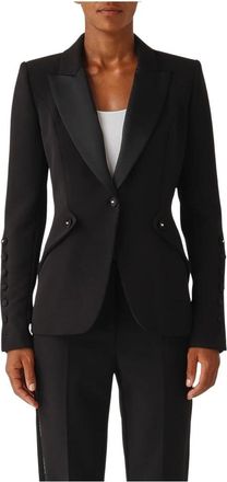 Elisabetta Franchi Mujer, Chaquetas, Negro, Talla: S