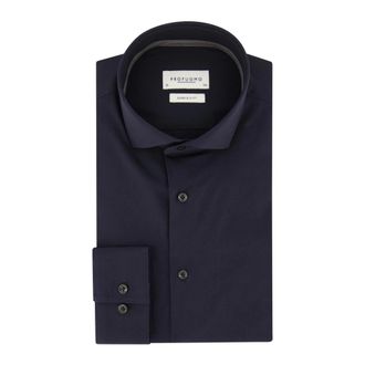 Profuomo Heren, Overhemden, Blauw, Maat: 2XL Katoen