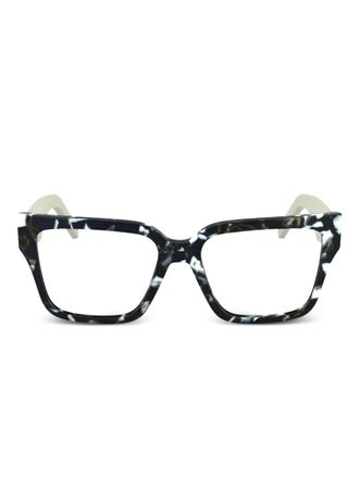 Karl Lagerfeld square-frame glasses - women - Acetate - 54 - Black