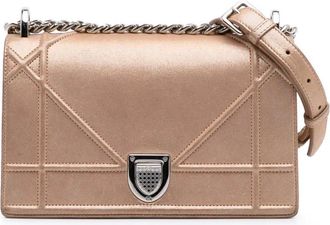 Dior Pre-owned Shoulder Bags, female, Yellow, Size: ONE SIZE Pre-owned Flap Bag