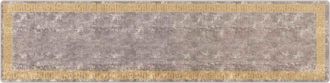 vidaXL Pasillo De Alfombra Marsa Gris 100 X 400 Cm Poli&eacute;ster Y Pvc Vidaxl