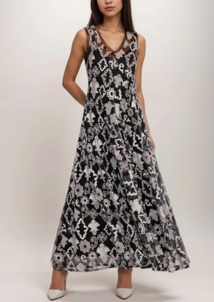 Johnny Was Mazzy Bias Dress In Black