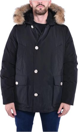 Woolrich Arctic Anorak - Heren - Parka Jassen - Zwart - M - Katoen - Jassen