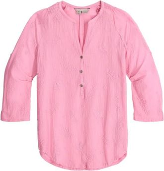 Royal Robbins Oasis Tunic II 3/4 Sleeve Bluse f&uuml;r Damen | rosa