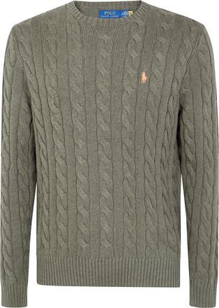 Ralph Lauren Long Sleeves Round Neck Rib Sweater