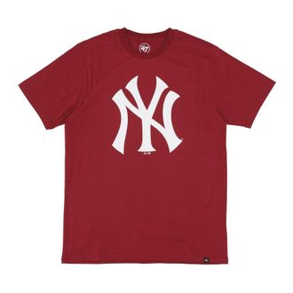 47 Brand T-Shirts, male, Red, Size: L Echo Tee Neyyan