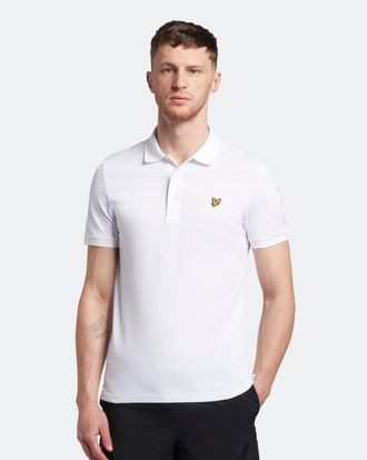 Lyle & Scott Gewoon poloshirt in Wit