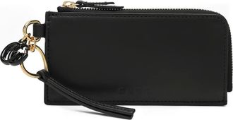 Gucci Sweetbread zip card holder - women - Calf Leather - One Size - Black