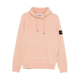 Stone Island Hoodies, male, Pink, Size: XL Stone Island Sweaters