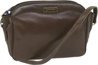 Givenchy Pre-owned Leather Schoudertas - Dames - Vintage Schoudertas - Bruin - ONE Size - Leer - Vintage
