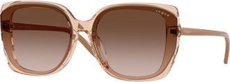 Vogue Eyewear VO5684SD Asian Fit 318113 Womens Sunglasses Brown Size 65