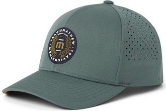 Travis Mathew Links Lounge Baseball Cap in Balsam Green at Nordstrom