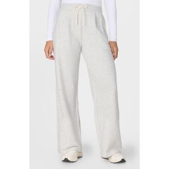 Sweaty Betty Revive Track Pants in Ice Grey Marl at Nordstrom, Size Medium