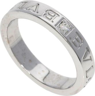 Bulgari White Gold (18K) Band Ring (Pre-Owned)