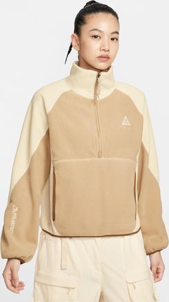 Nike Womens Nike ACG Wolf Tree 1/2-Zip Top in Brown | HJ0237-297