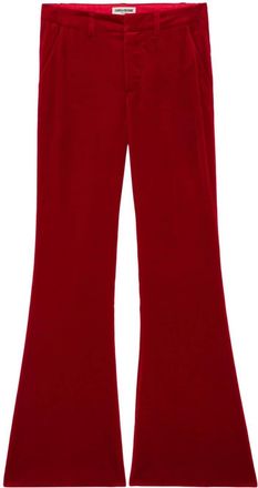 Zadig&Voltaire Prevy trousers - women - Cotton - 34 - Red